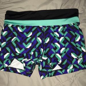 Printed Spandex Shorts